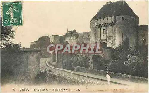 Cartes postales Caen Le Chateau Poste de Secours