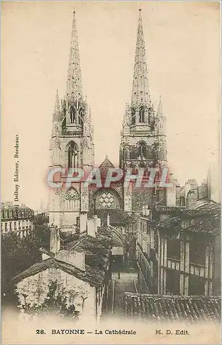 Cartes postales Bayonne La Cathedrale