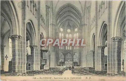 Cartes postales Bayonne Interieur de la Cathedrale