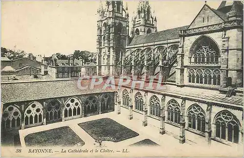 Cartes postales Bayonne La Cathedrale et le Cloitre
