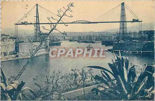 Cartes postales Marseille Le pont transbordeur