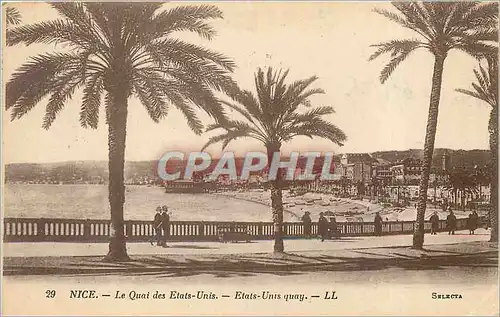 Cartes postales Nice Le Quai des Etats Unis