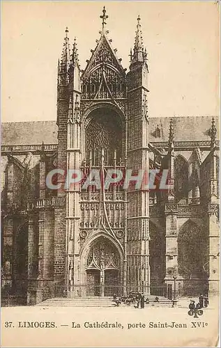 Cartes postales Limoges La Cathedrale porte Saint Jean