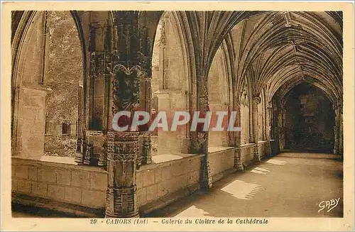 Ansichtskarte AK Cahors Lot Galerie du Cloitre de la Cathedrale