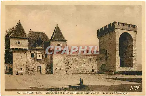 Cartes postales Cahors Lot Barbacane et Tour des Pendus