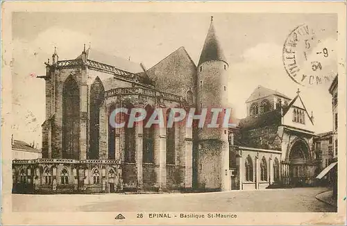 Cartes postales Epinal Basilique St Maurice