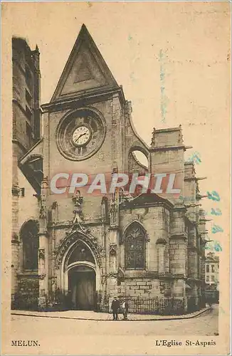 Cartes postales Melun L'Eglise St Aspais