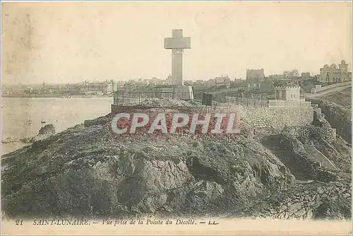 Cartes postales Saint Lunaire Vue prise de la Pointe du Decolle