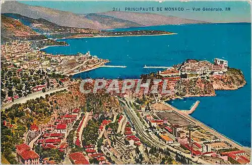 Cartes postales Principaute de Monaco Vue Generale