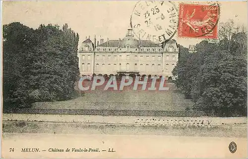 Ansichtskarte AK Melun Chateau de Vaulx le Penil