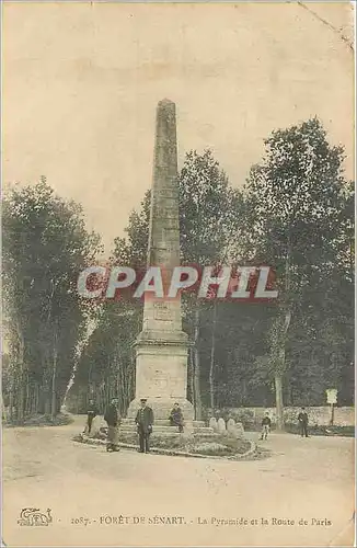 Ansichtskarte AK Foret de Senart La Pyramide et la Route de Paris