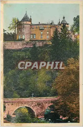Cartes postales Environs d'Avallon Yonne Chastellux Vieux Pont et Chateau
