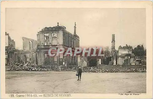 Cartes postales Guerre 1914 15 Ruines de Revigny