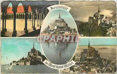Cartes postales moderne Souvenir du Mont Saint Michel