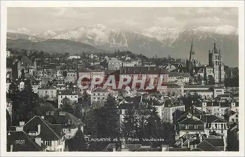 Ansichtskarte AK Lausanne et les Alpes Vaudoises