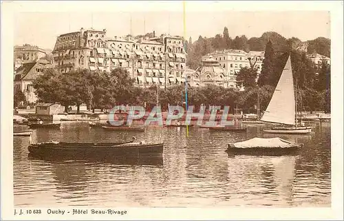 Cartes postales Ouchy Hotel Beau Rivage