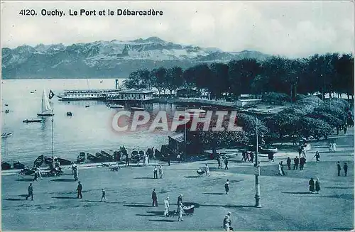 Cartes postales Ouchy Le Port et le Debarcadere