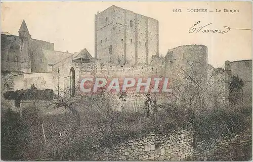 Ansichtskarte AK Loches Le Donjon