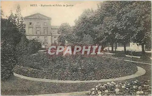 Ansichtskarte AK Metz Esplanade et Palais de Justice