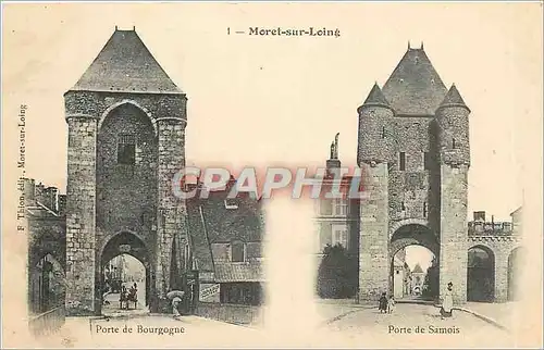 Ansichtskarte AK Moret sur Loing Porte de Bourgogne Porte de Samois