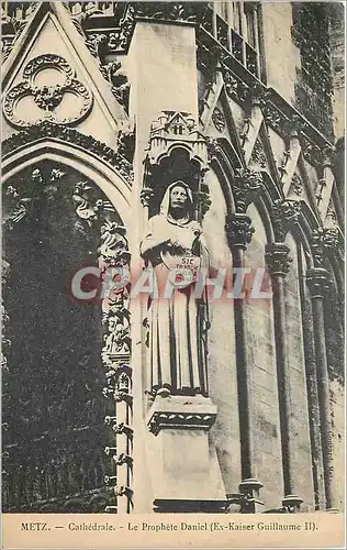Cartes postales Metz Cathedrale Le Prophete Daniel