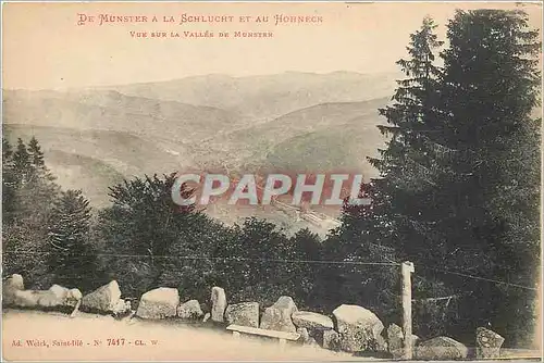 Cartes postales De Munster a la Schlucht et au Hohneck