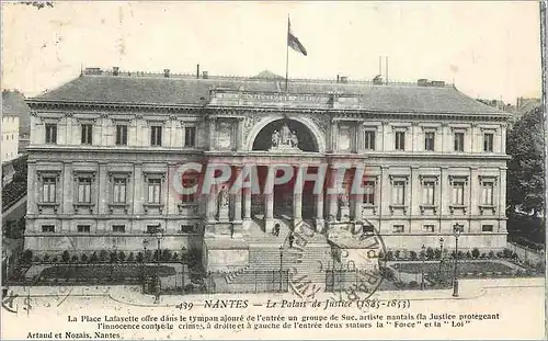 Ansichtskarte AK Nantes Le Palais de Justice