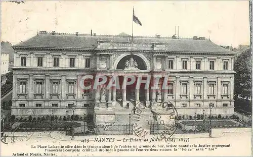 Cartes postales Nantes Le Palais de Justice