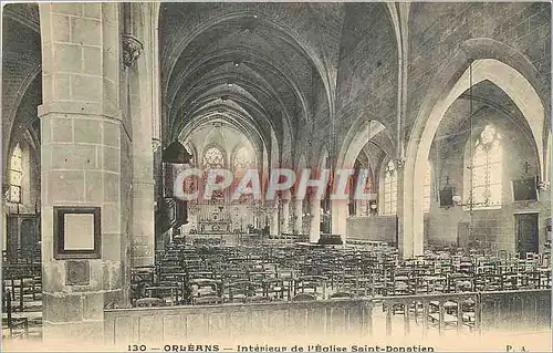 Cartes postales Orleans Interieur de l'Eglise Saint Donatien
