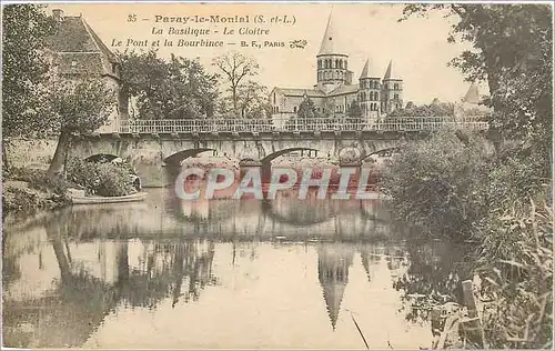 Cartes postales Paray le Monial S et L La Basilique Le Cloitre