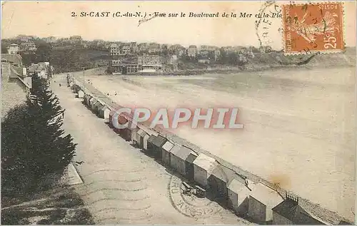 Cartes postales St Cast C du N Vue sur le Boulevard de la Mer