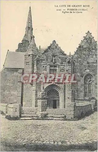 Cartes postales Perros Guirrec Eglise de la Clarte