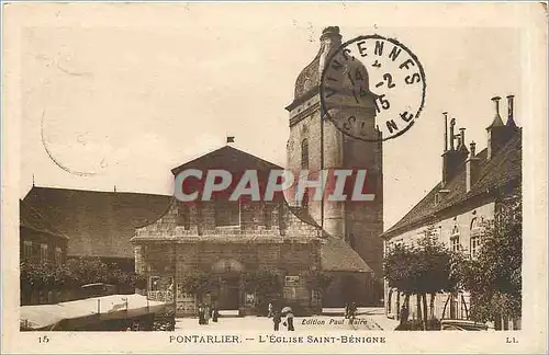 Cartes postales Pontarlier L'Eglise Saint Benigne