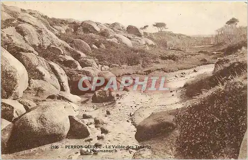 Cartes postales Perros Guirec La Vallee des Troeros a Ploumanac'h