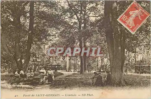 Cartes postales Foret de Saint Germain l'Entree