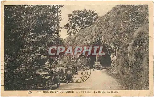Cartes postales Col de la Schlucht La Roche du Diable Automobile