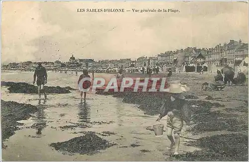 Cartes postales Les Sables d'Olonne Vue generale de la Plage