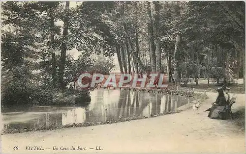 Cartes postales Vittel Un Coin du Parc