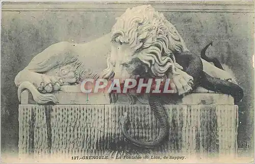 Cartes postales Grenoble La Fontaine du Lion de Sappey