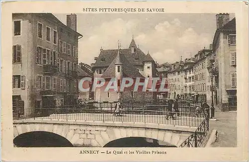 Cartes postales Annecy Le Quai et les Vieilles Prisons