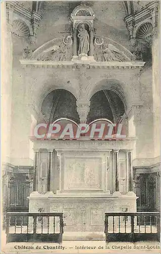 Ansichtskarte AK Chateau de Chantilly Interieur de la Chapelle Saint Louis