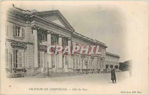 Cartes postales Chateau de Compiegne Cote du Parc