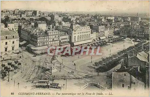 Ansichtskarte AK Clermont Ferrand Vue Panoramique sur la Place de Jaude