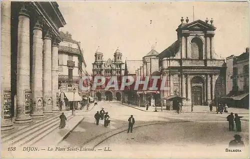 Cartes postales Dijon La Place Saint Etienne