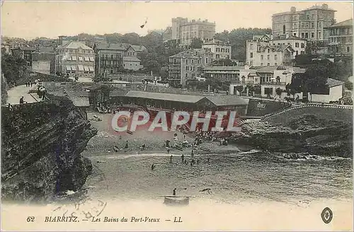 Ansichtskarte AK Biarritz Les Bains du Port Vieux