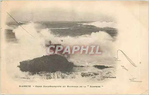 Cartes postales Biarritz Croix Commemorative du Naufrage de la Suprise