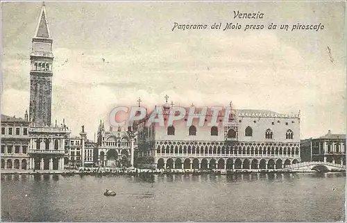 Cartes postales Venezia Panorama del Molo preso da un piroscafo