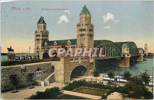 Cartes postales Coln Rh Hohenzollernbrucke