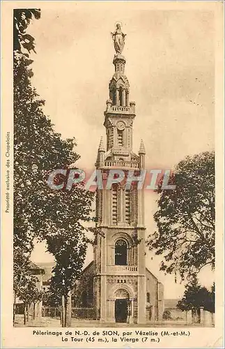 Ansichtskarte AK Pelerinage de ND de Sion par Vezelise M et M La Tour la Vierge