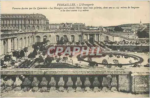 Ansichtskarte AK Versailles L'Orangerie Parterre dessine par La Quintinie